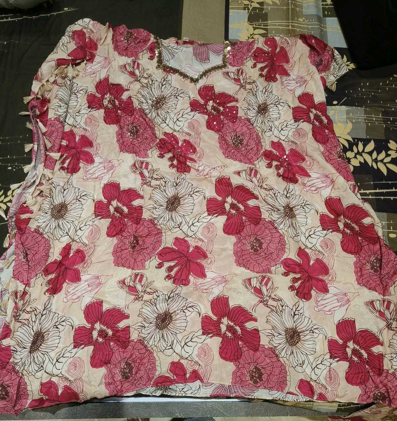 Floral Kaftan Co-ord Set