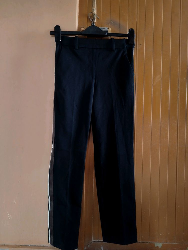 H&amp;M Side Pattern Straight Trouser
