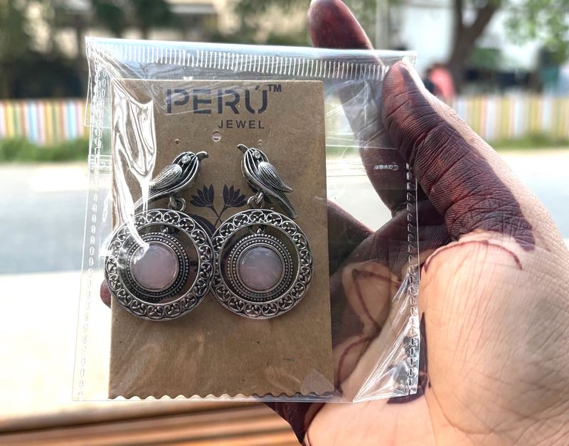 PERU Jewel Bird Earrings