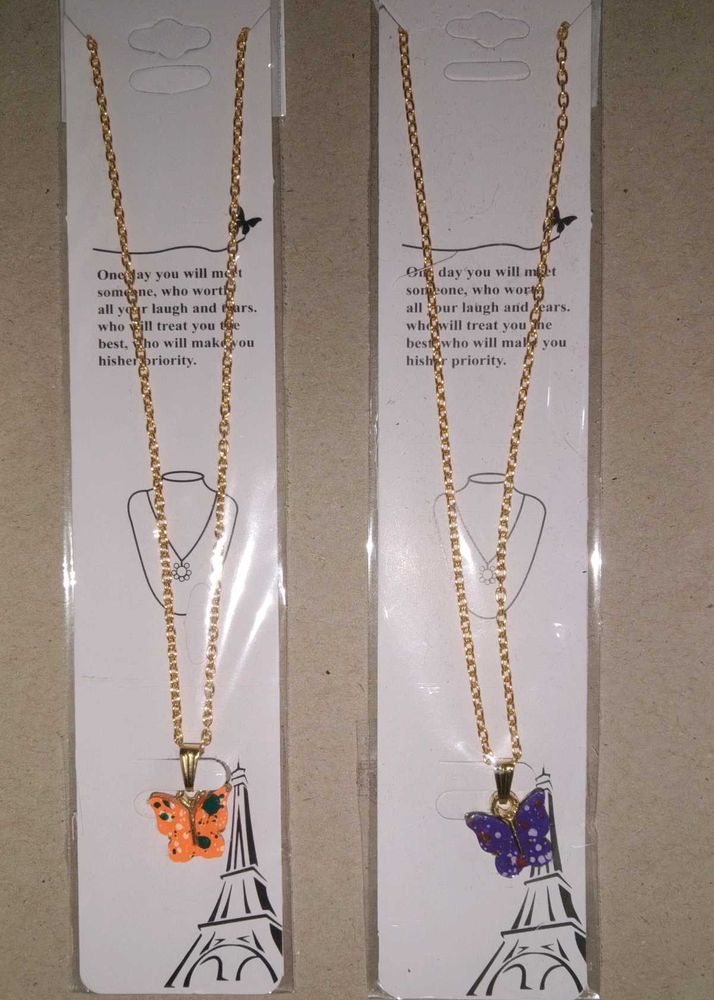 Butterfly Pendant Necklace