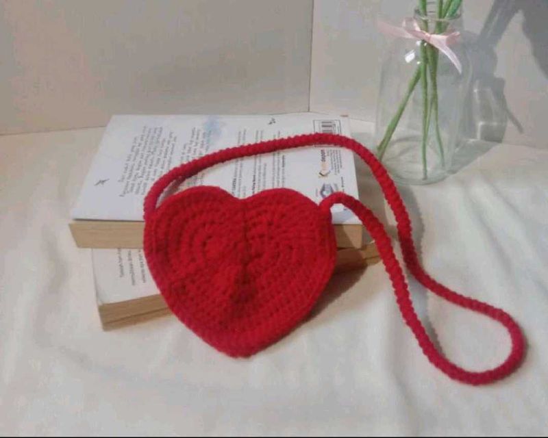 Red Heart Sling Bag❤️