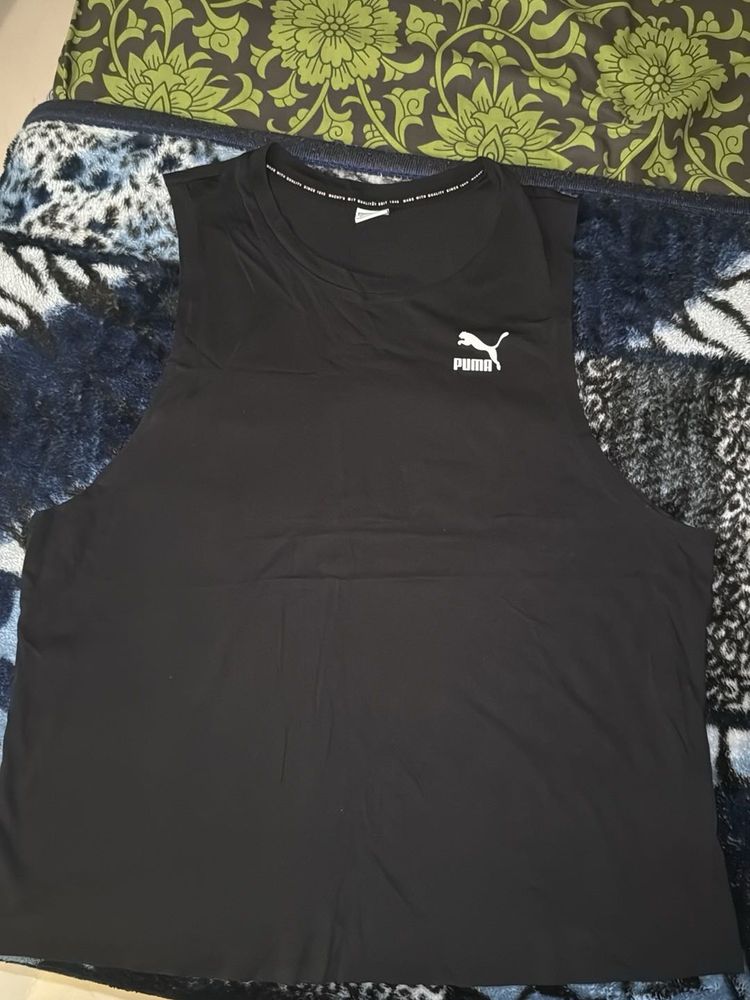 PUMA Black Tank Top