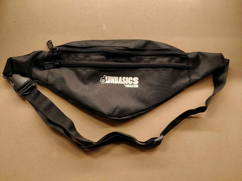 Unbasics Black Fanny Pack