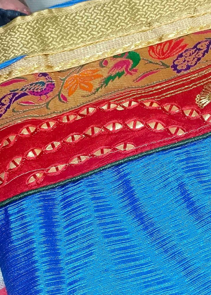 Elegant Blue Saree