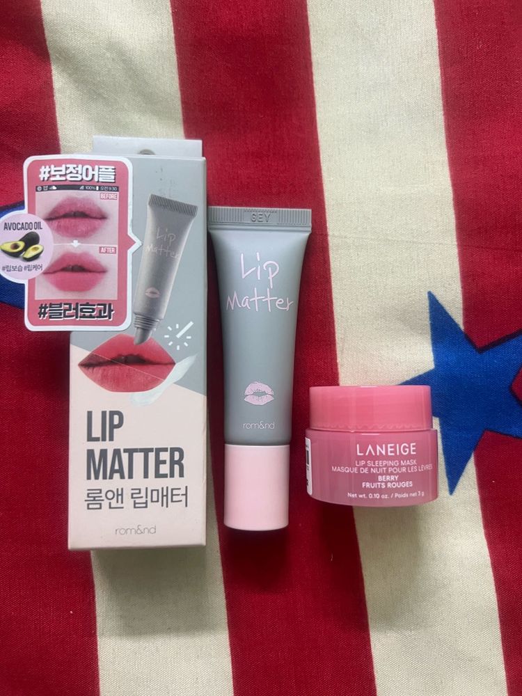 Rom&amp;nd And Laneige Lip Combo