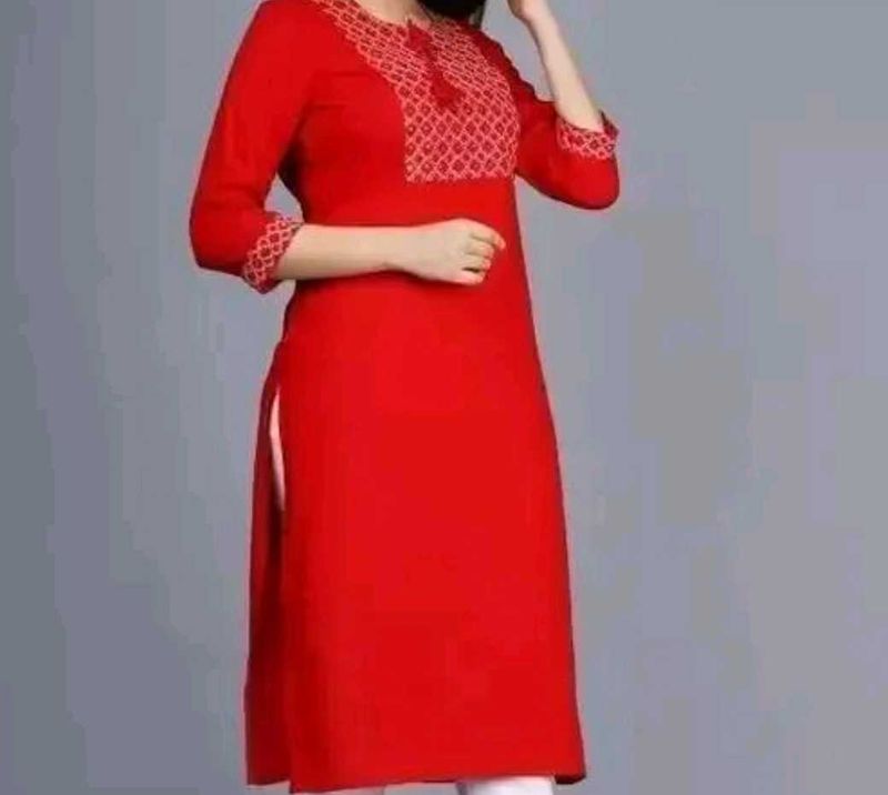 Elegant Red Kurta