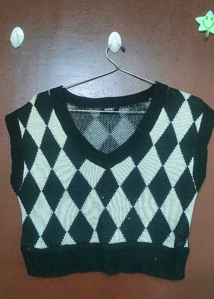 Argyle Knit Vest