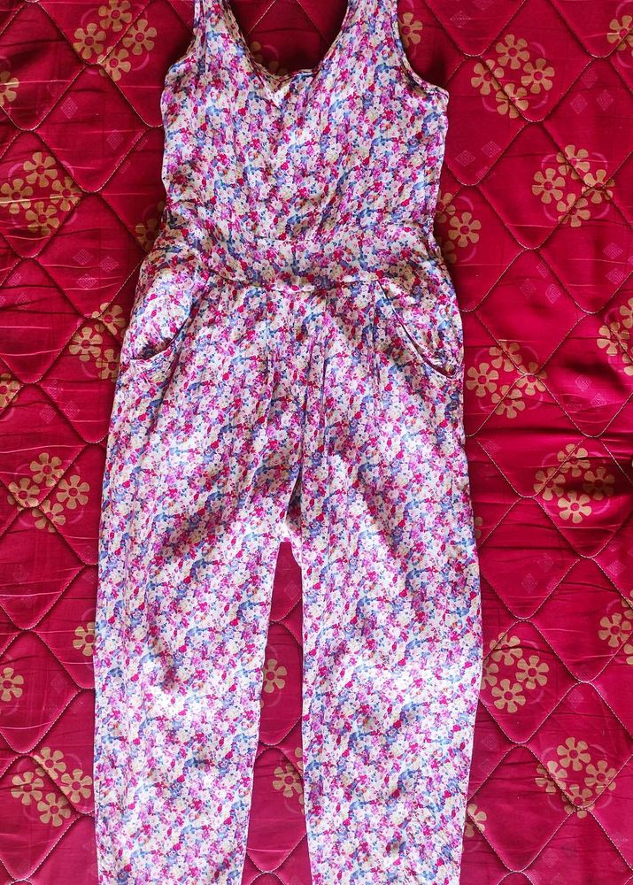 Floral jumpsuit