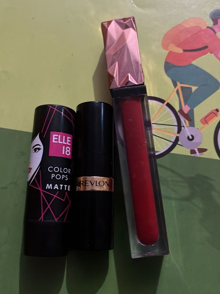 3 Lipstick Combo 1 Liqvid 2 Meet Lipstic