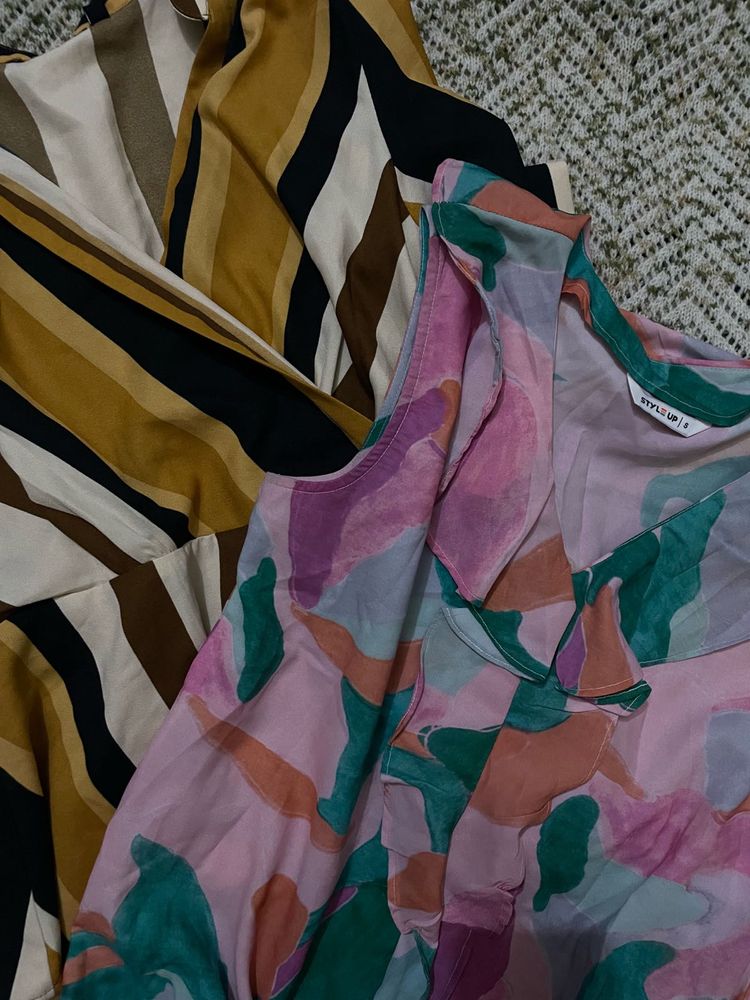 2 Officewear Pretty Tops Combo🩷