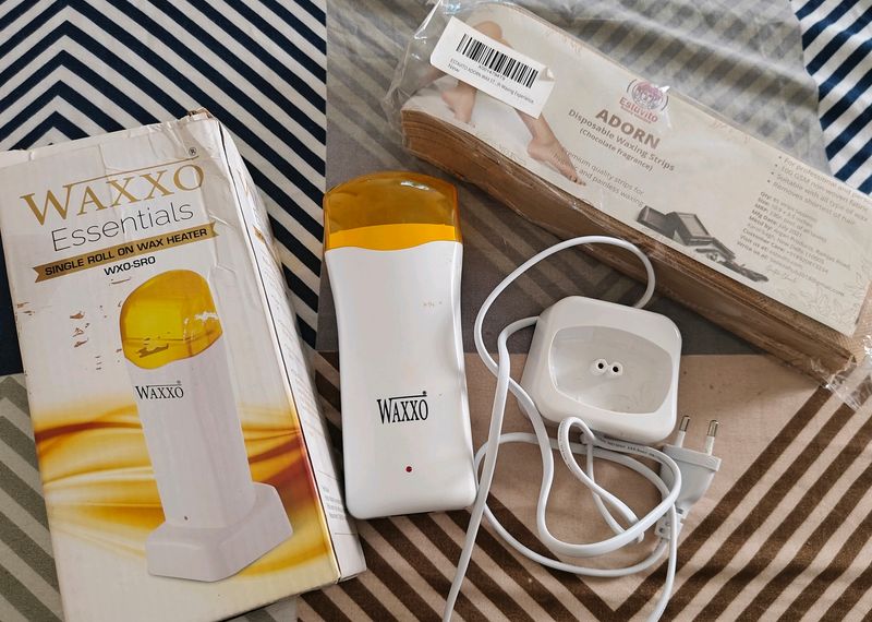 Waxxo Roll-On WaxHeater &amp; Strips