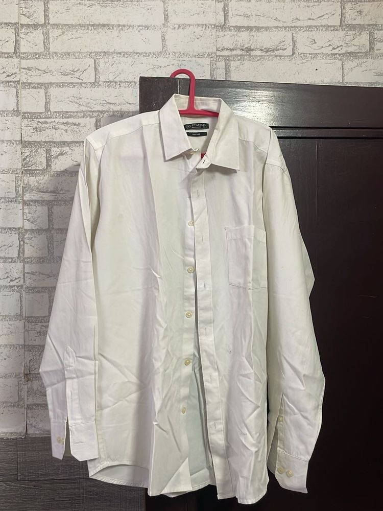 Symbol 39cm White Formal Shirt