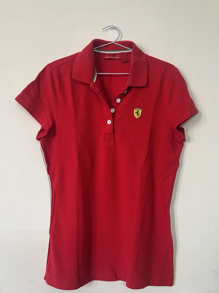Ferrari Red Polo Shirt