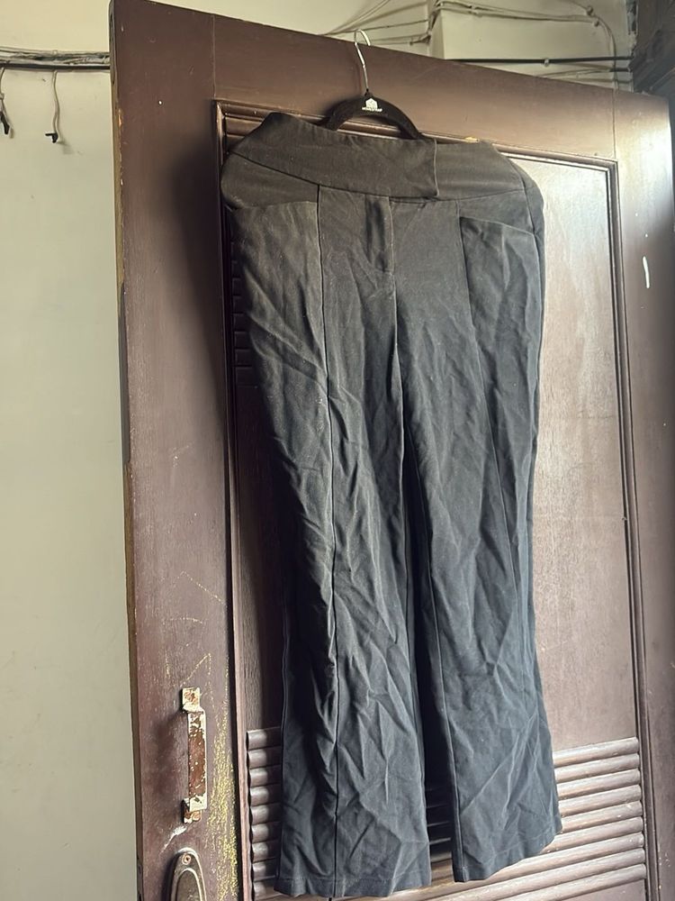 Elegant Black Wide Leg Pants