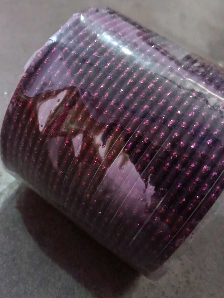 Sparkly Purple Bangles