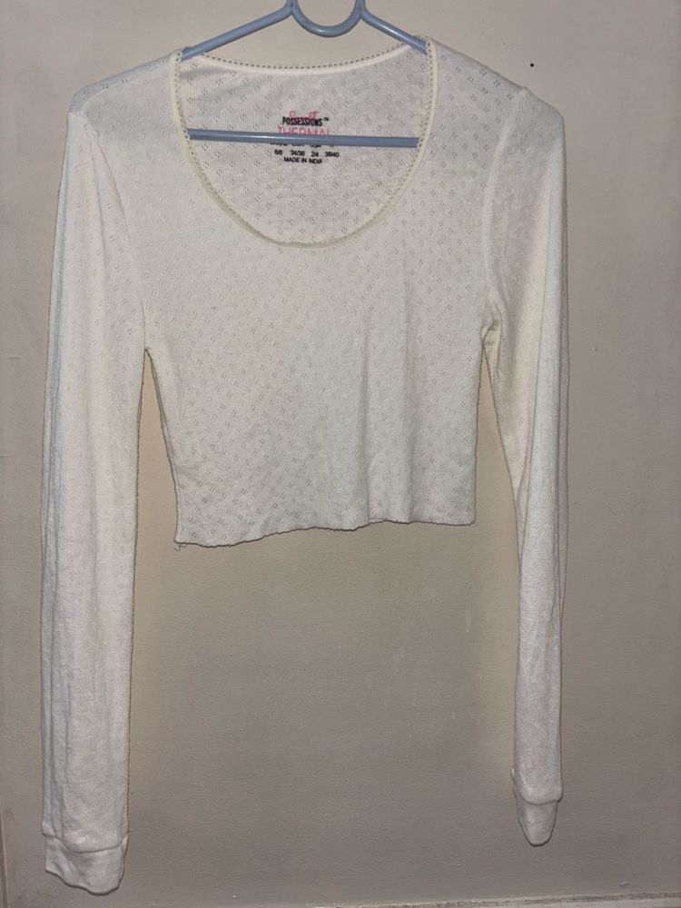 Long Sleeve Crop Top