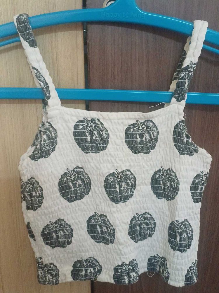 Printed Crop Top