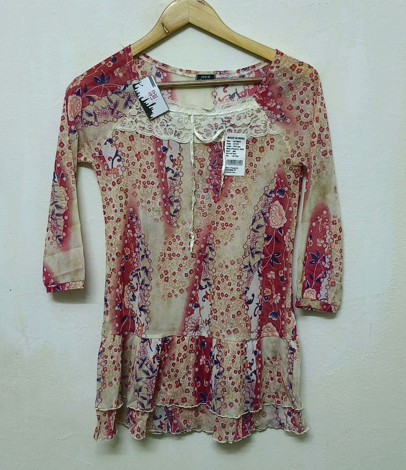 Trendy New Floral Top For Women