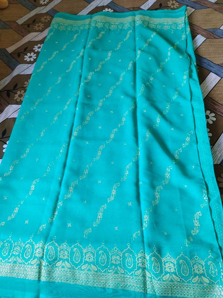 Elegant Green Saree