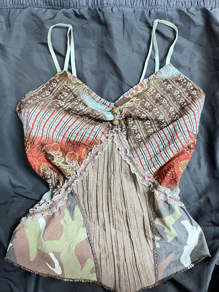Boho Print Cami Top