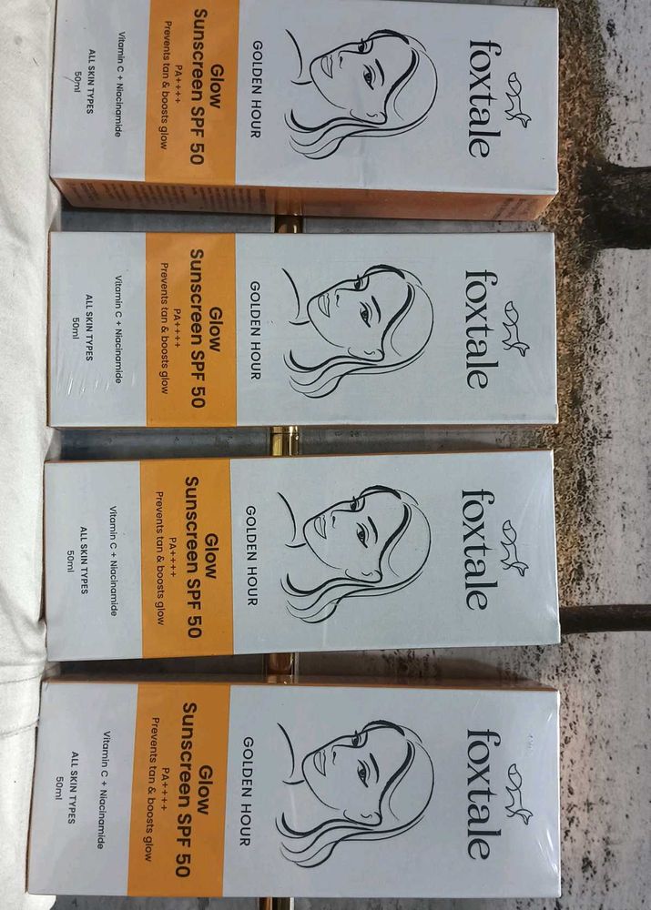 Foxtale Glow Sunscreen SPF 50