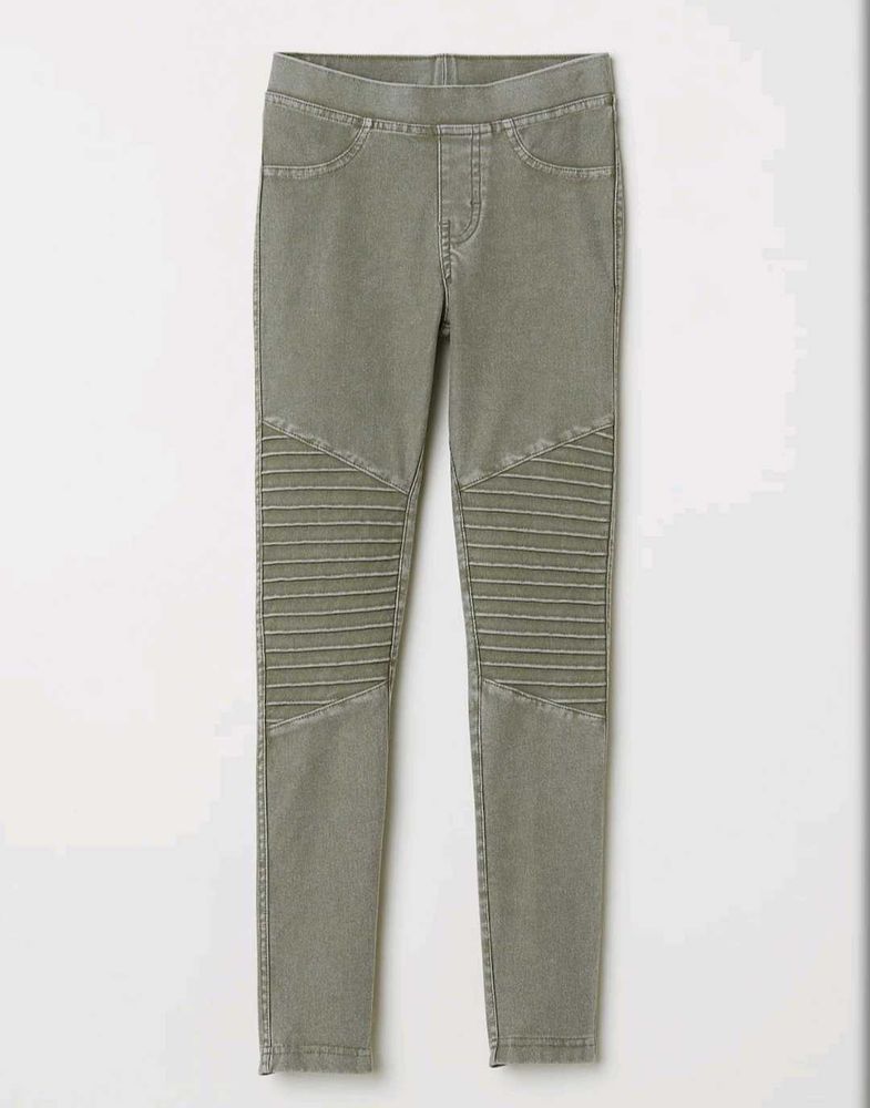 Khaki Coloured Jeggings
