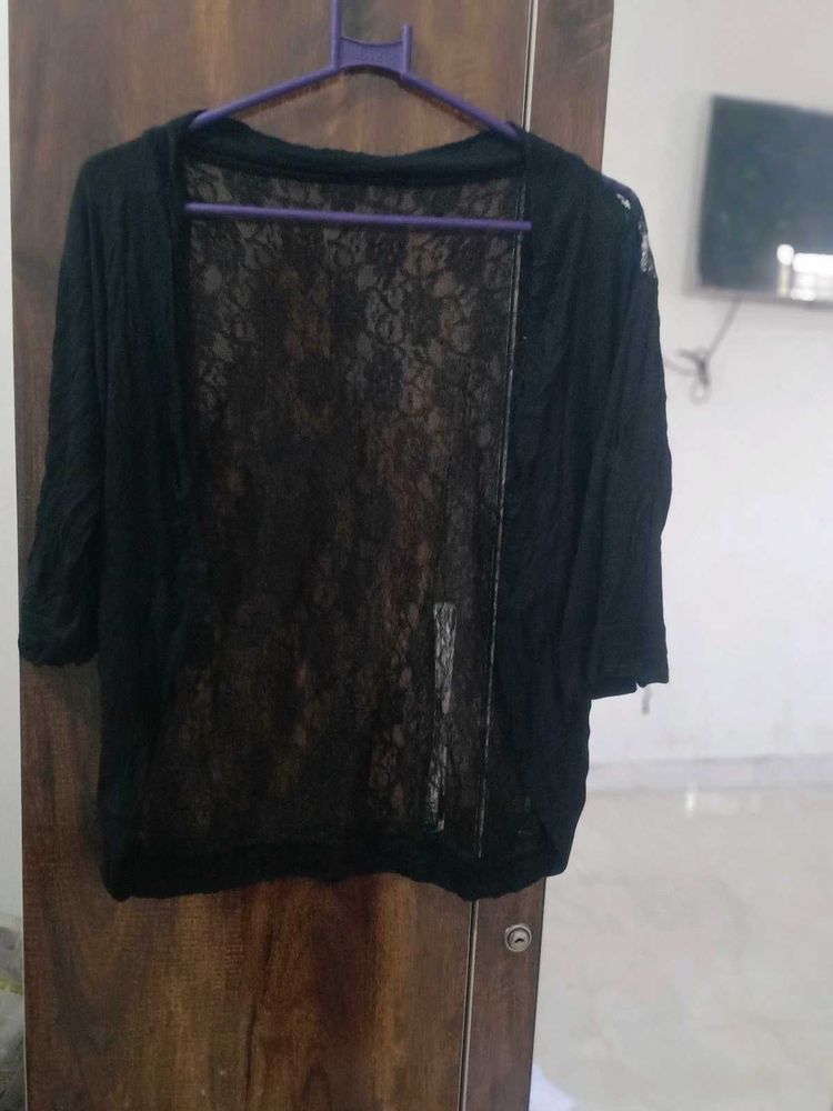 A Beautiful Black Shrug