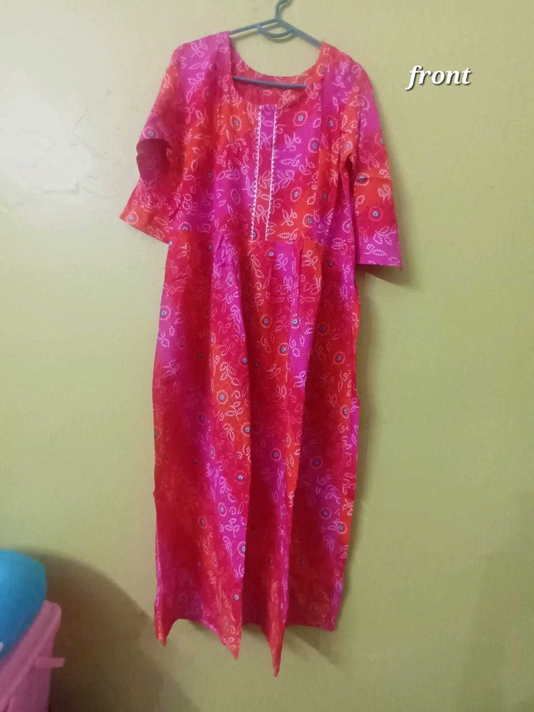 maternity Floral Print Kurta