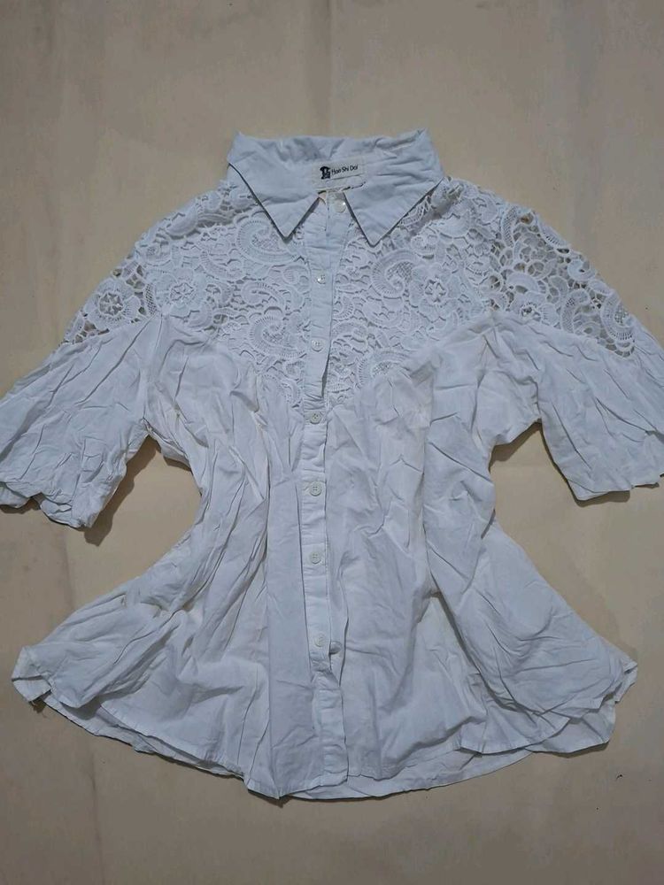 Lace Detail Top