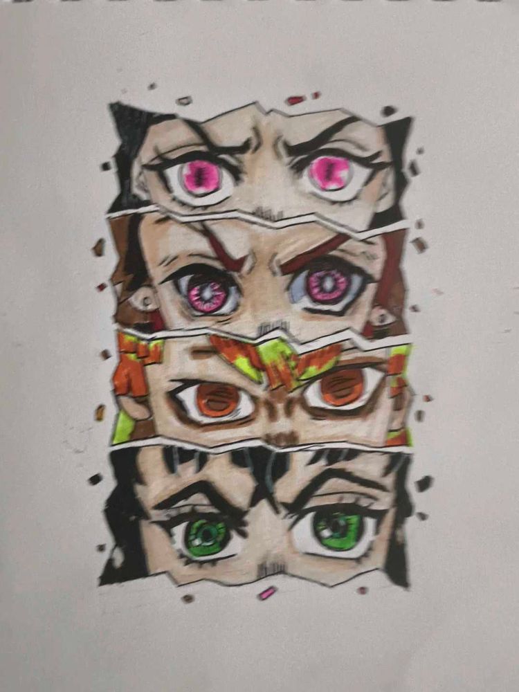 Anime Eyes Artwork