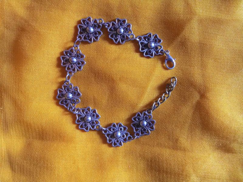 Floral Charm Bracelet