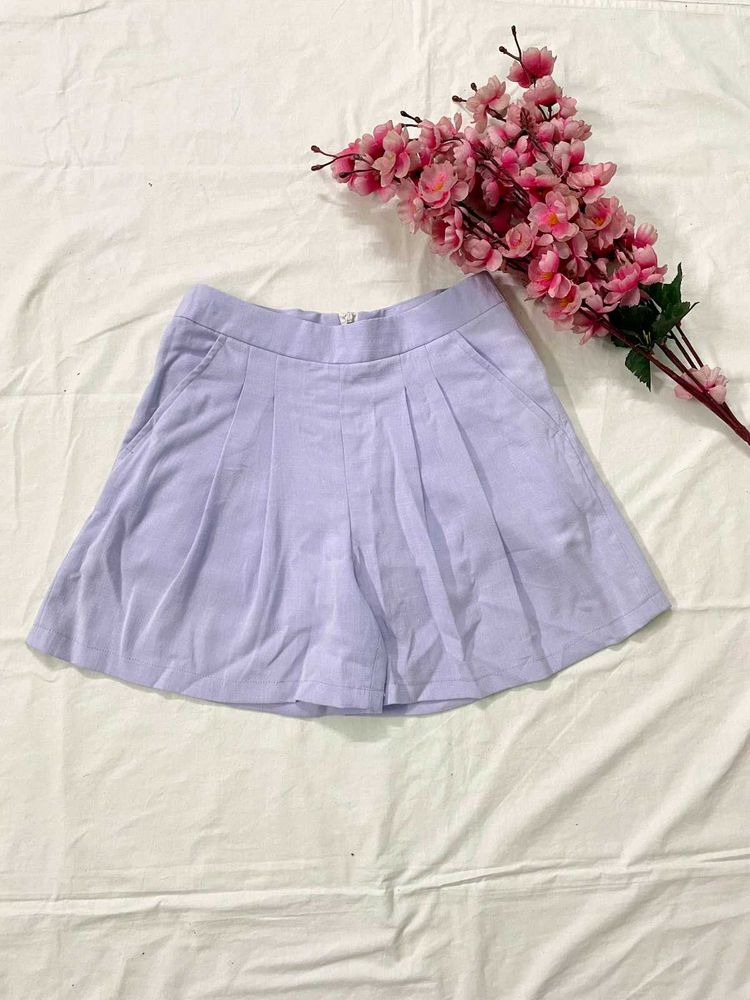 Linen Skorts