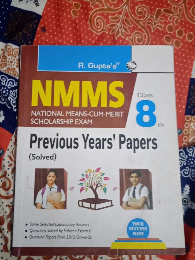 NMMS Class 8 Previous Years&#39; Papers