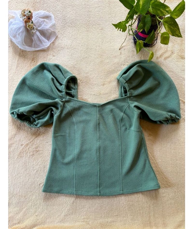 Sea Green Crop Top