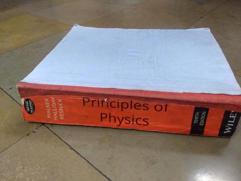 Principles Of Physics By Resnick &amp; Halliday
