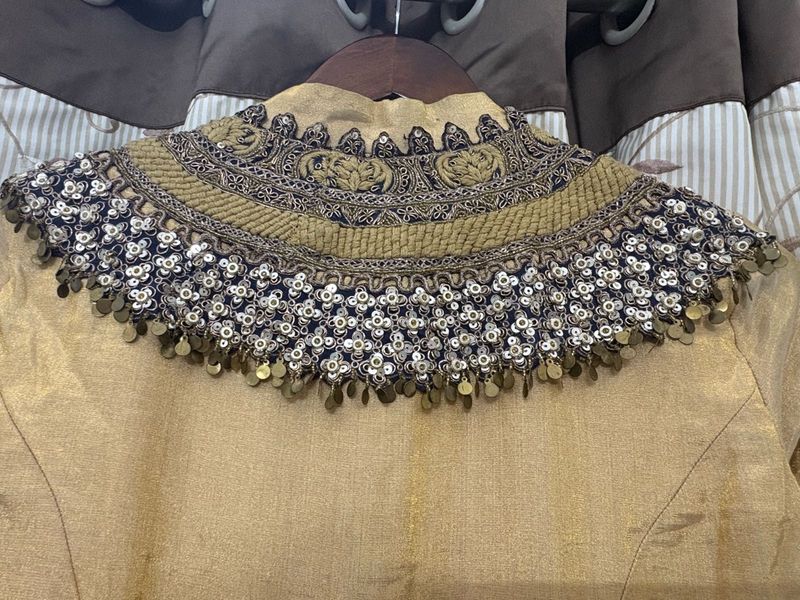 Embroidered tara work  Party gown