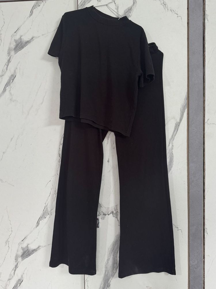 Black Comfortable Co-ord Set