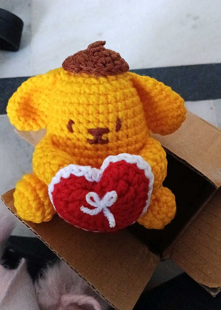Pompompurin Crochet Plush