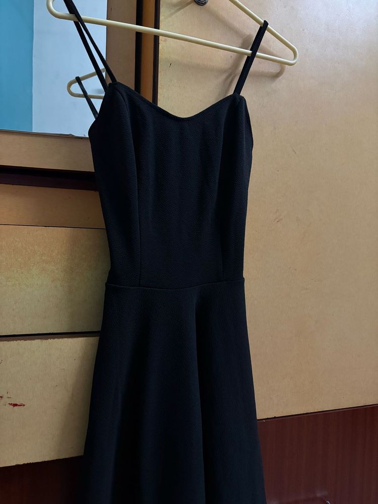 Elegant Black Mini Dress