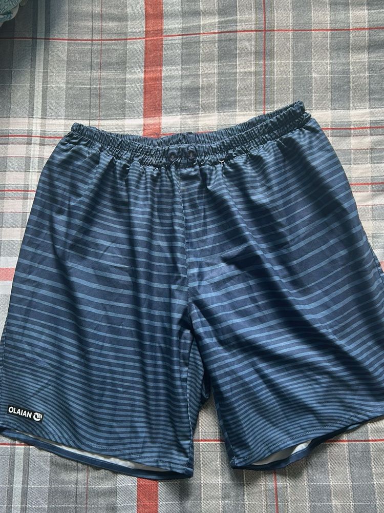 Olaian Striped Swim Shorts