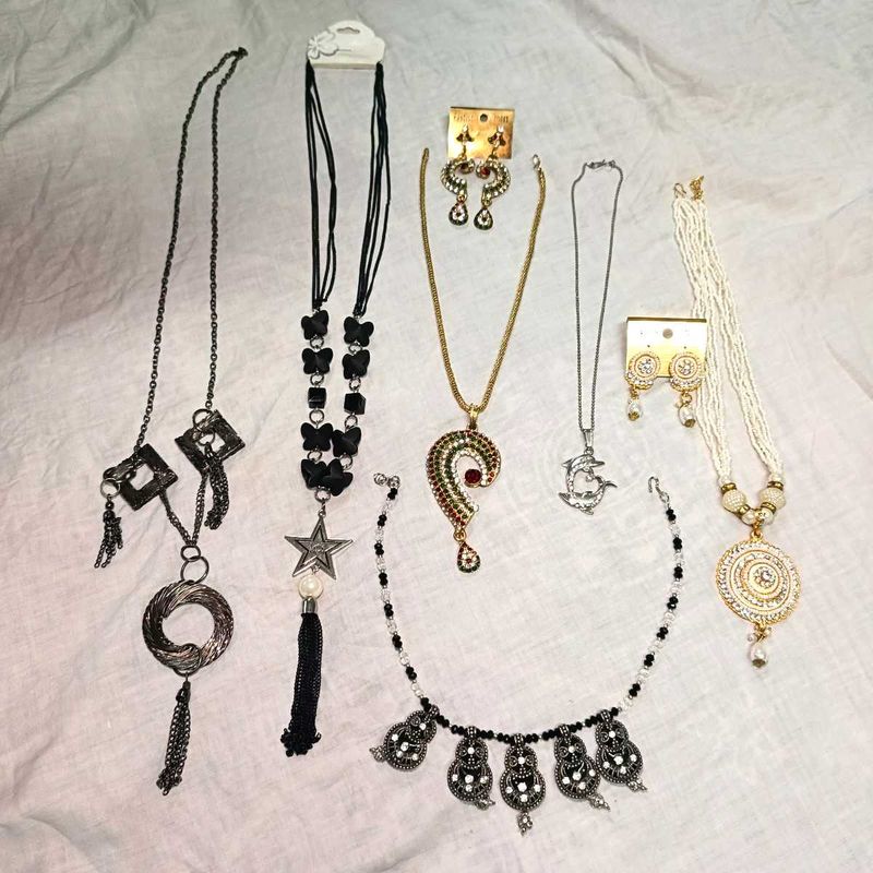 Necklace And Earrings Combo