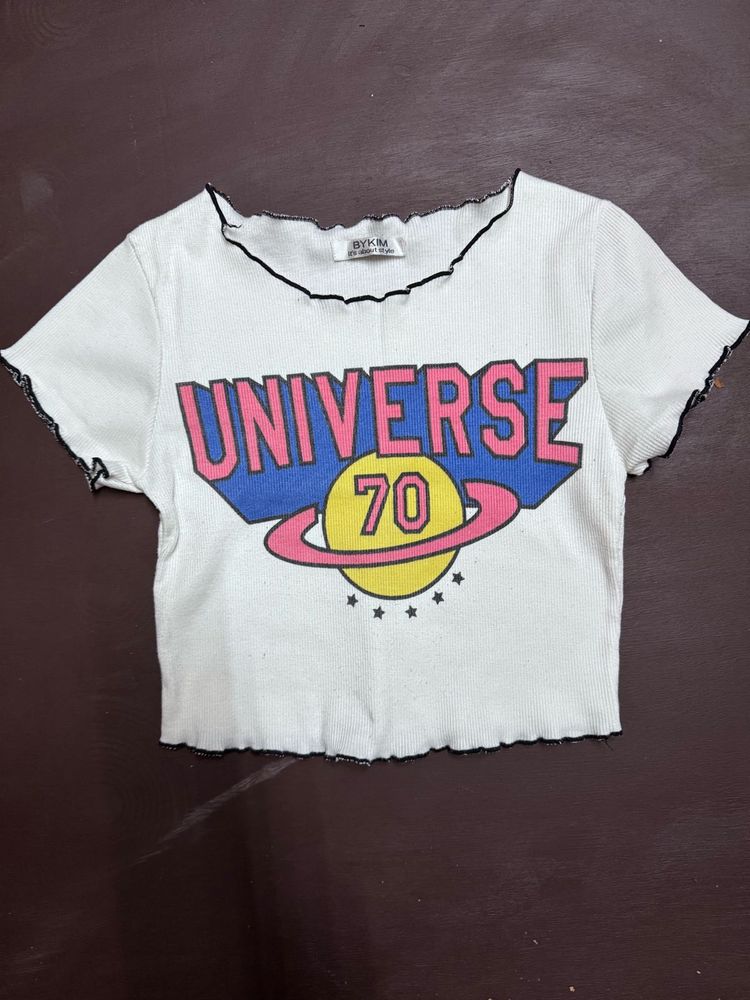 Cute Universe Crop Top