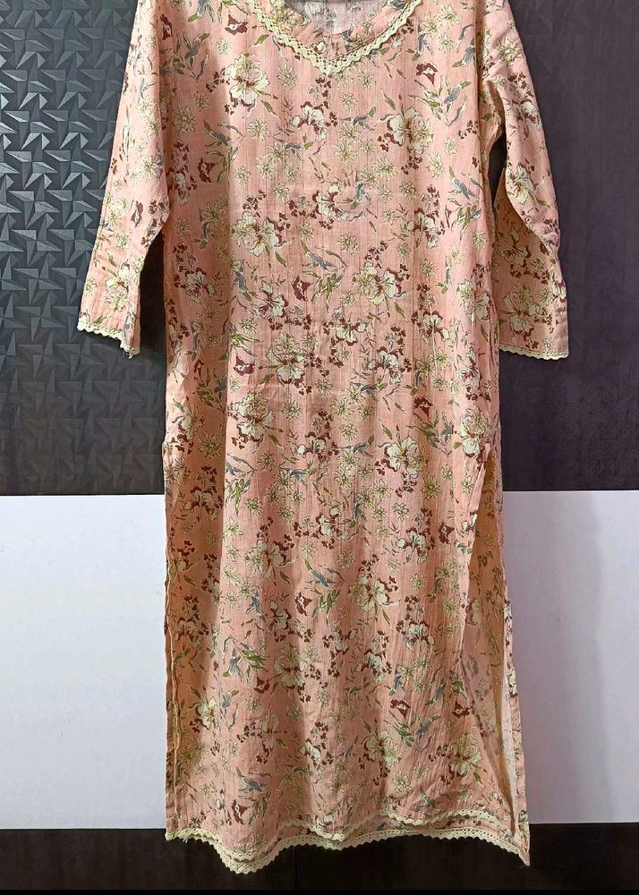 Floral Design Kurta Pant