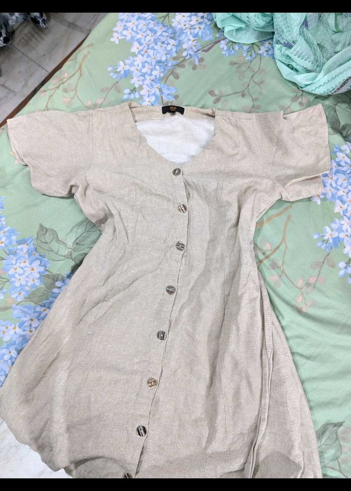 Zink London Beige Dress
