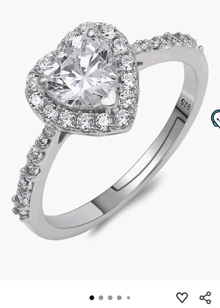 Heart Halo Ring