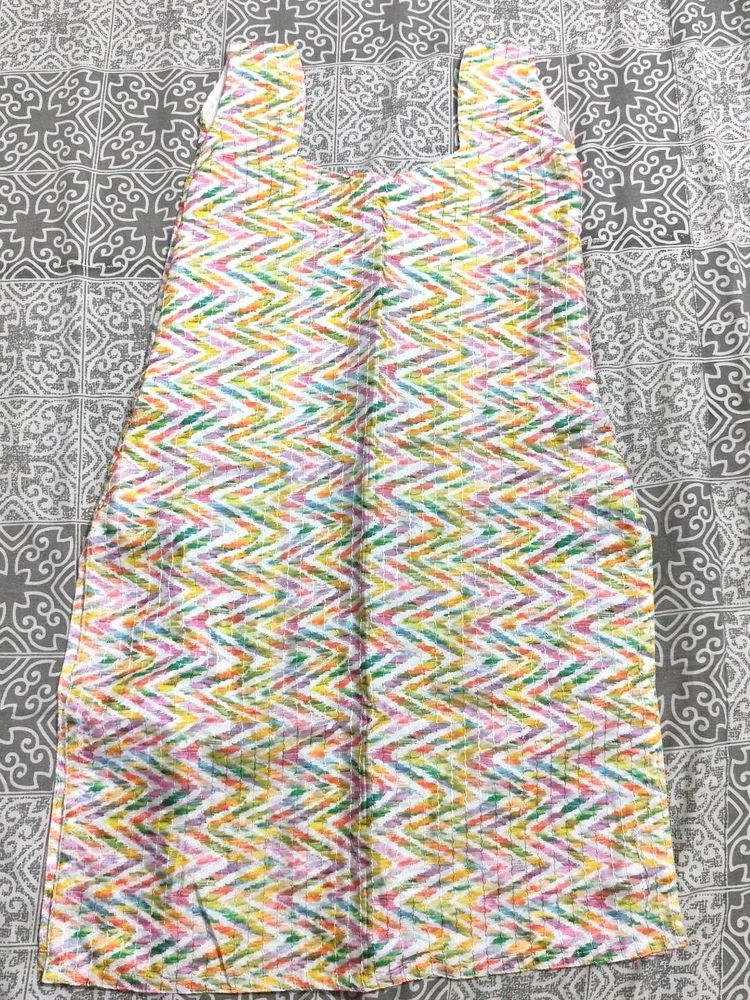 Colorful Zig-Zag Dress