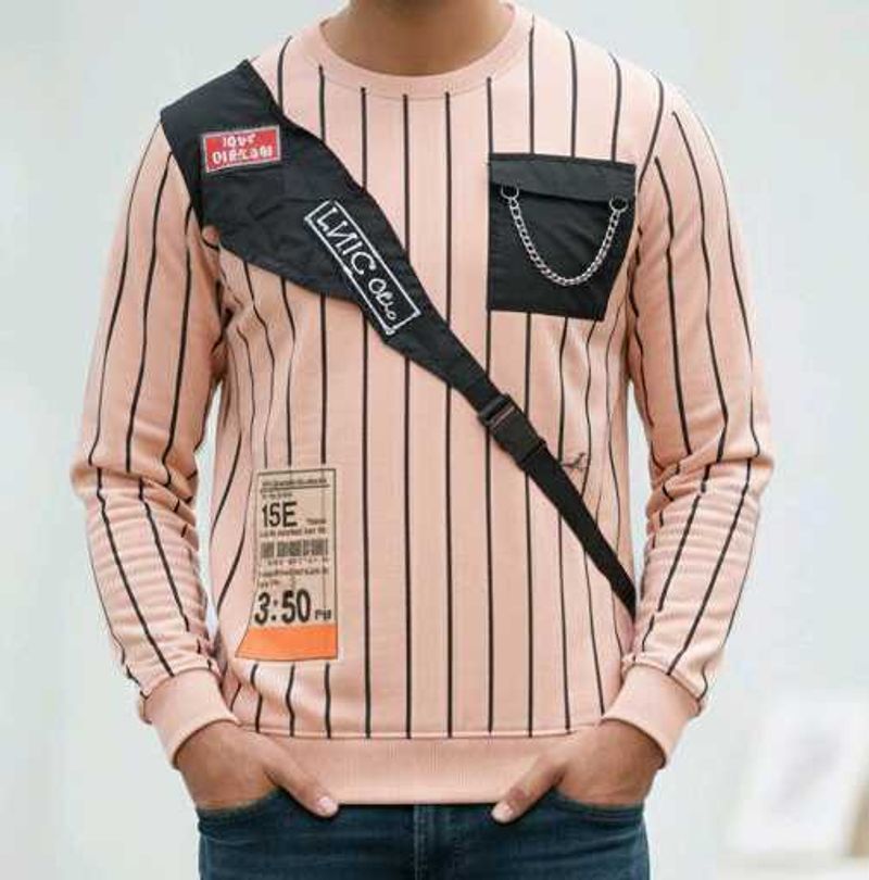 Striped Graphic T-Shirt