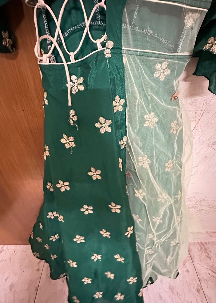 Party Frock - Double Lining Long Froc
