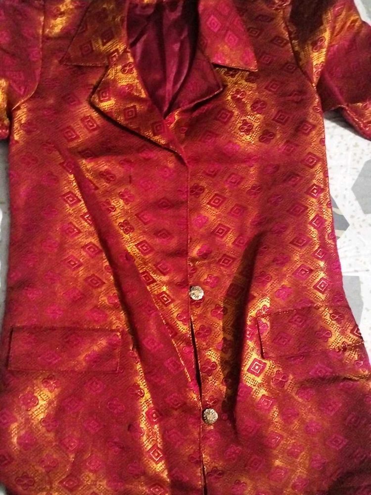 This Is A Banarsi Coat Top Very Unique Like New