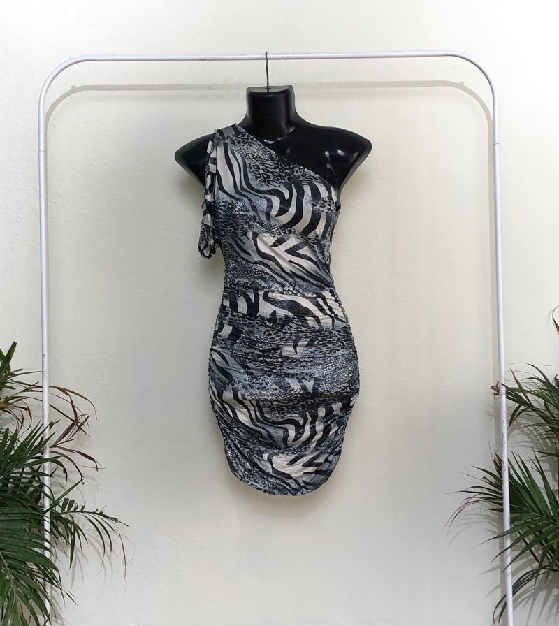 Multi Colour Imported Printed Bodycon Dress Women